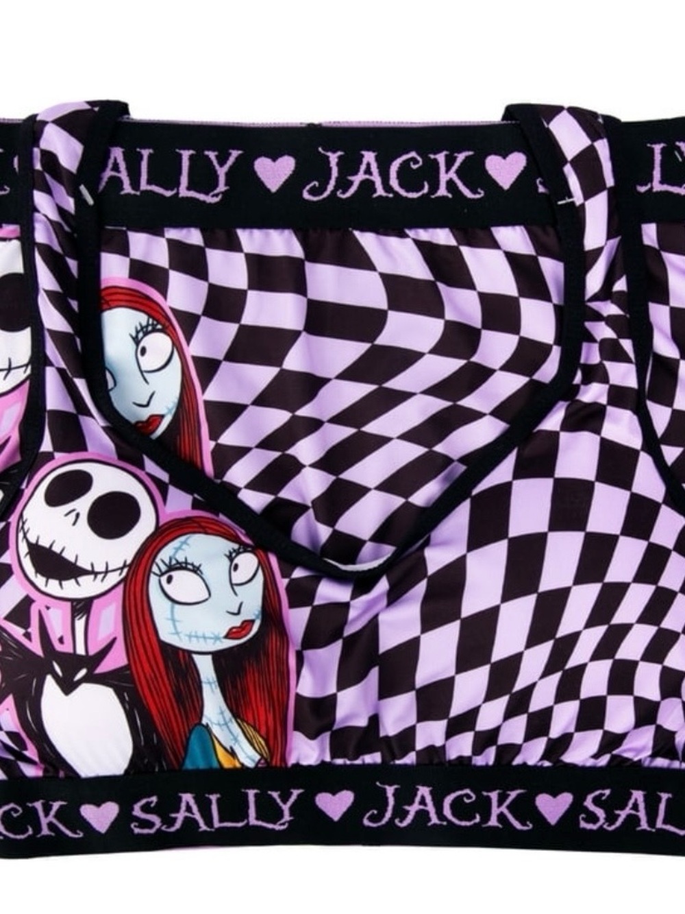 BRAND NEW Nightmare Before Christmas Womans and Juniors Racerback Bra & Boyshort - Picture 3 of 6